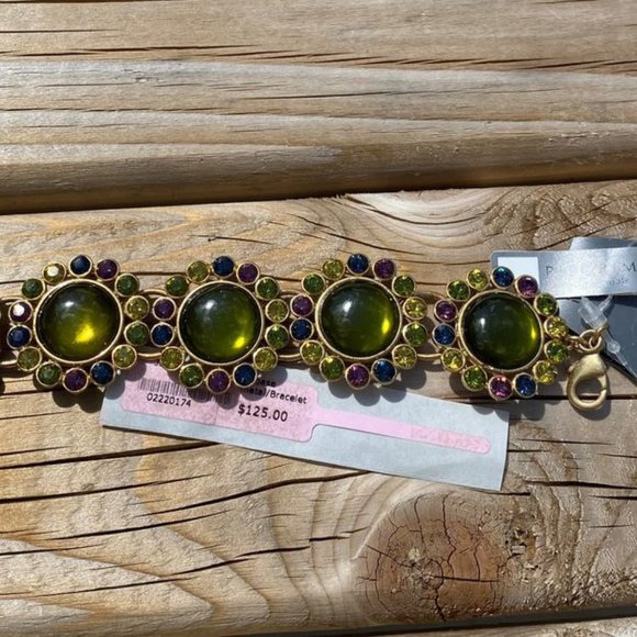 Pilgrim Skanderborg Denmark Stunning Brand New Bracelet with Crystals - Picture 1 of 2